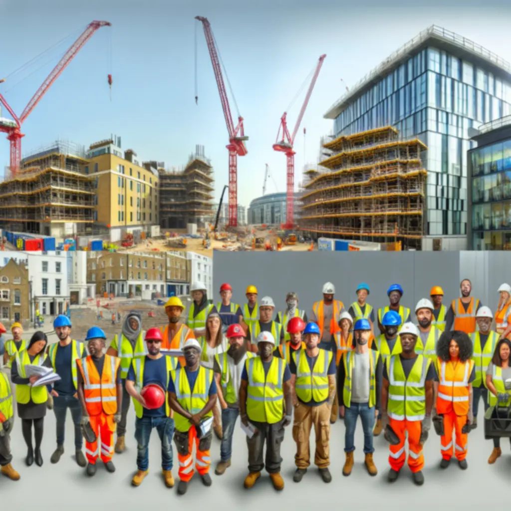 On-site coordination for a building project managed by PITTRAD LTD